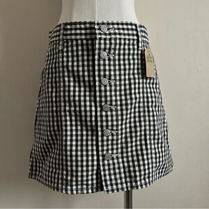 Levi’s gingham skirt